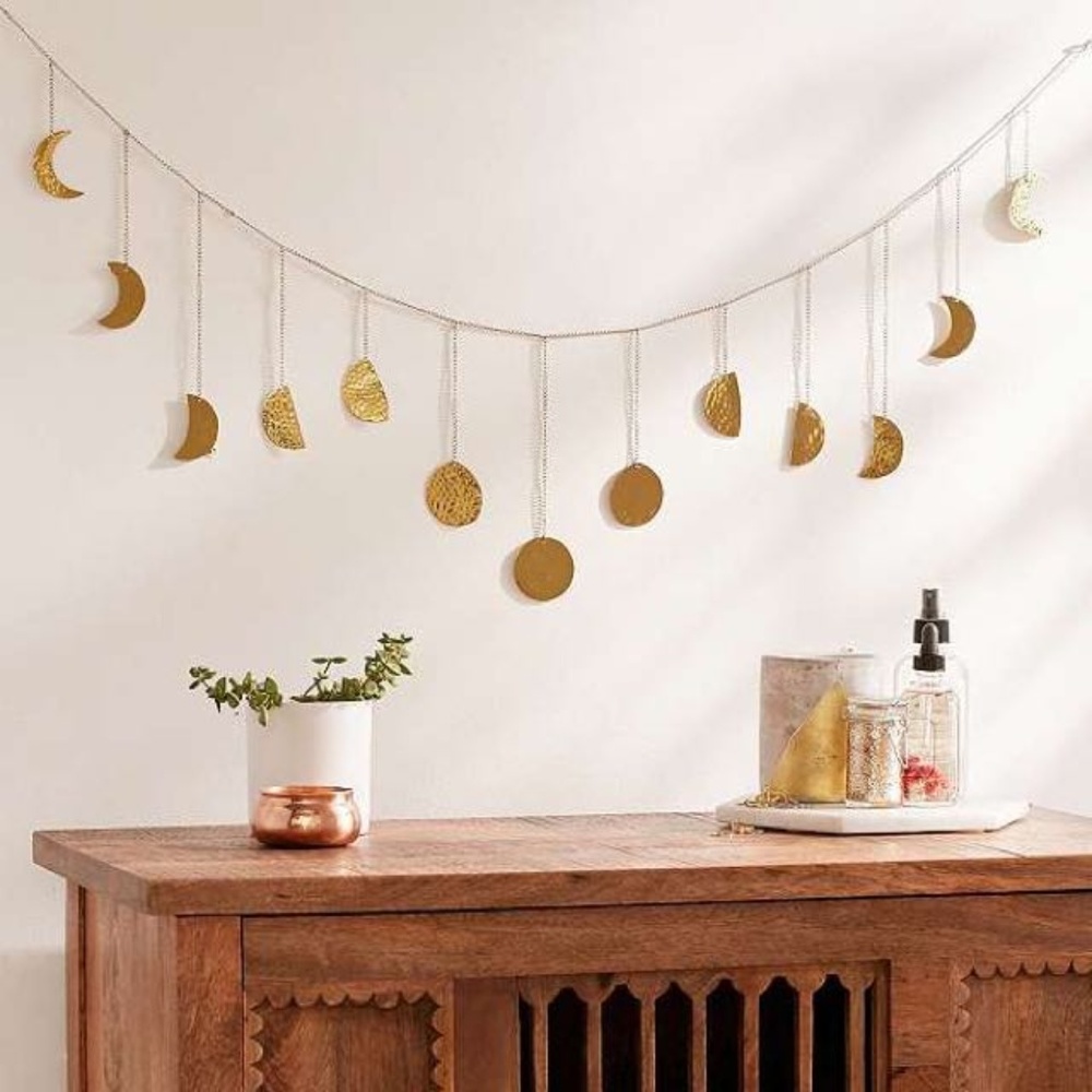 Urban Outfitters Metal Moon Cycle Banner